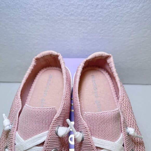 Madden Girl Marisa-K slip-on sneaker knit blush women 9.5 - Picture 3 of 10